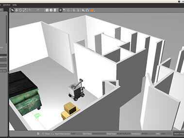 first example of robot task planning and execution in 3 dimentional space