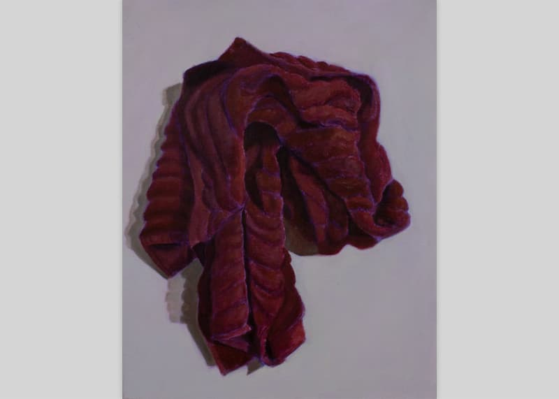 a painting of a towel.