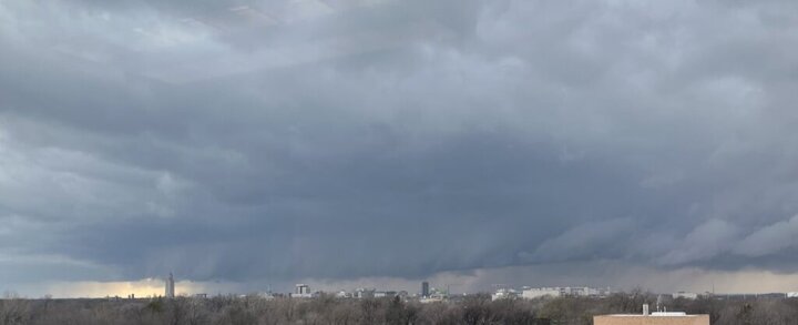 Thunderstorm over Lincoln, Nebraska
