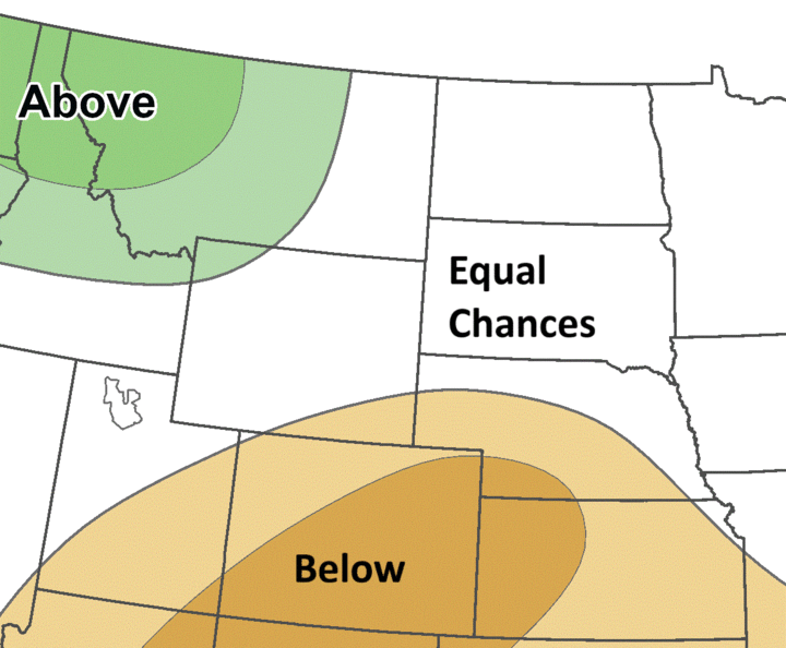 CPC Fall 2025 precipitation forecast