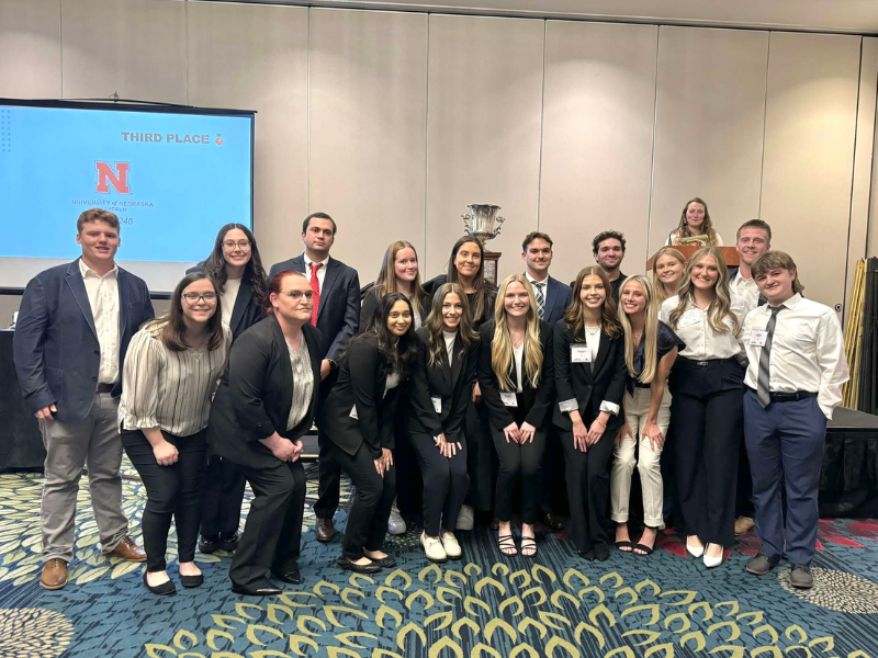students at the national student advertising competition
