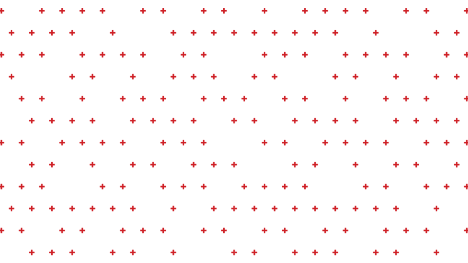 pattern of small red crosses