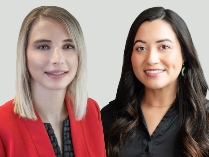 Photo of Justine Olsen & Laura Contreras 