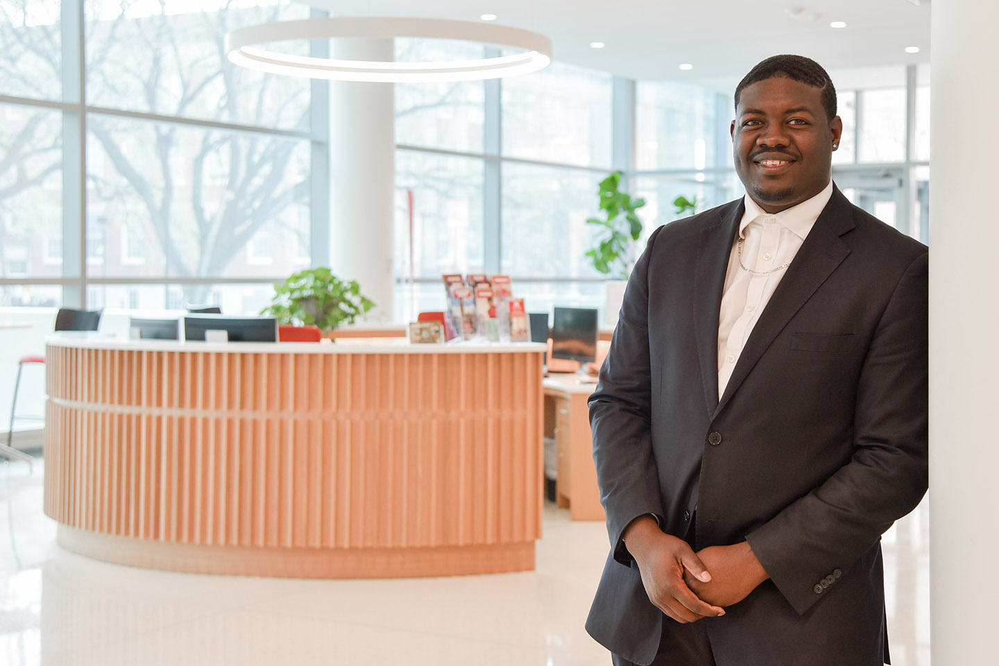 Ulysses Johnson III charted his course at Nebraska Business by getting involved and following suggestions from college staff.
