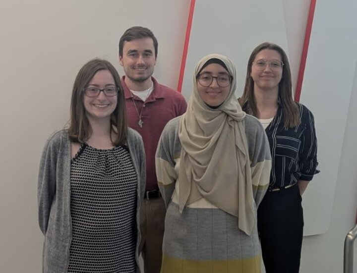 Vancare - Patient Lift Design team of Teresa Monsees, Noor Himdan, Tyler Stanley and Megan Walsh