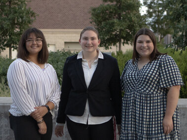 2023 Applied Plant Systems scholars at banquet