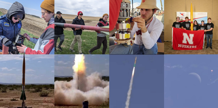 2022-2023 Rocketry Picture Collage