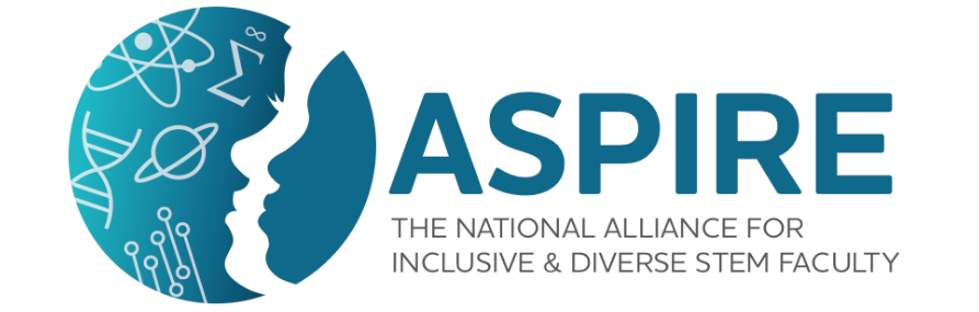 Aspire: The Alliance for Inclusive and Diverse STEM Faculty logo.