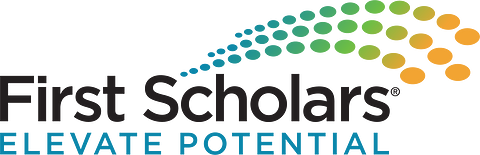 First Scholars: Elevate Potential logo.