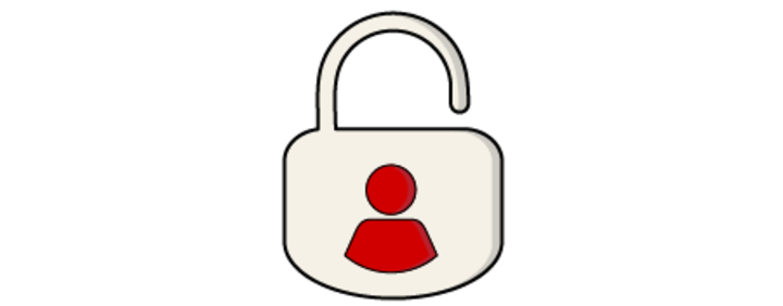 decorative icon of lock